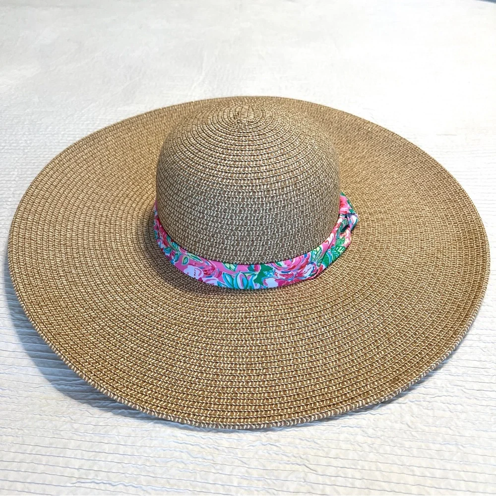Lilly Pulitzer straw hat Journey to the Jungle